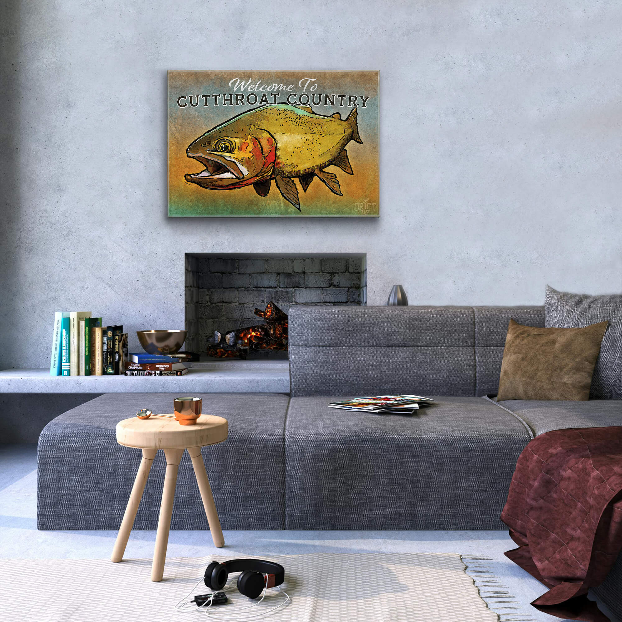 Golden Cutty Wood & Metal Wall Art