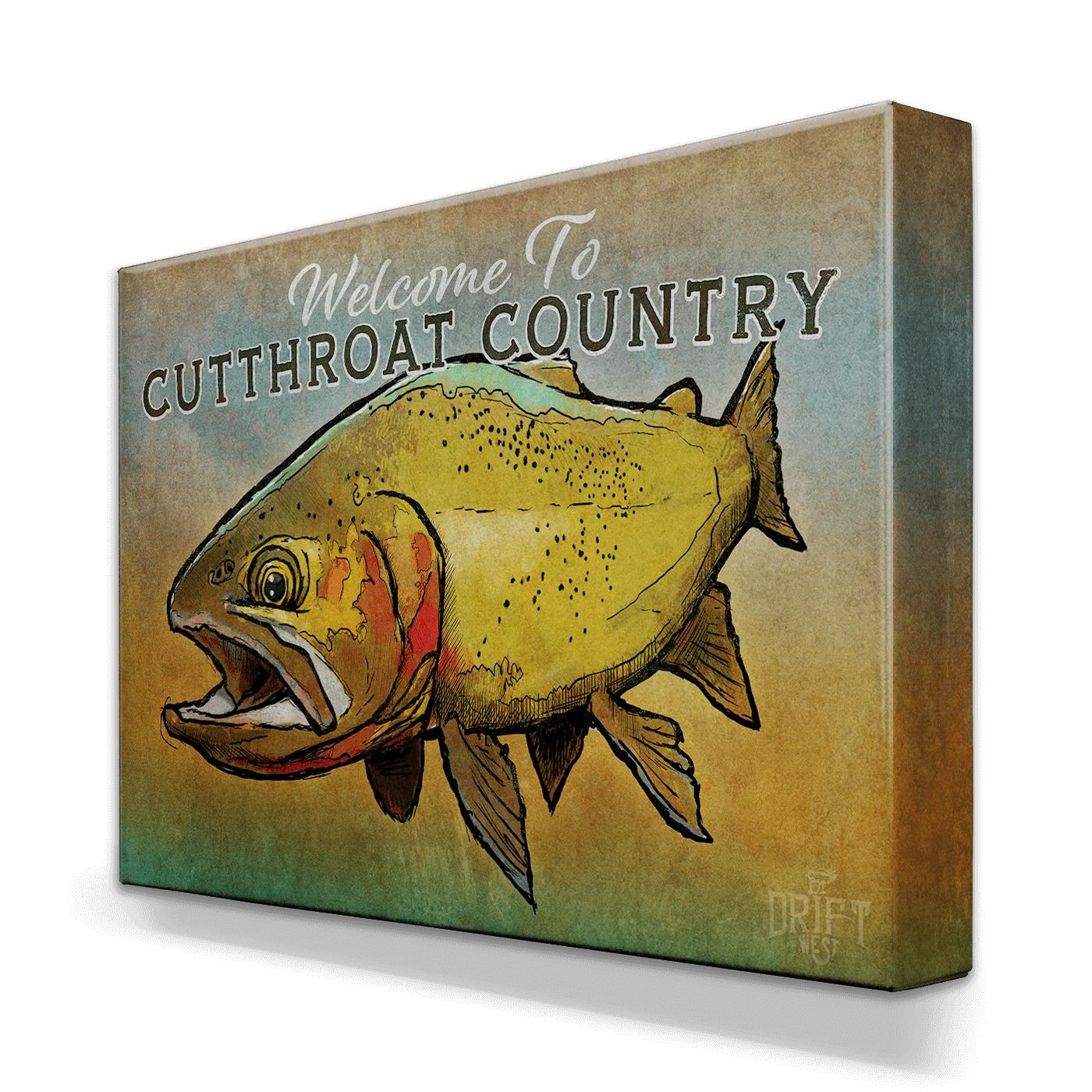 Golden Cutty Wood & Metal Wall Art