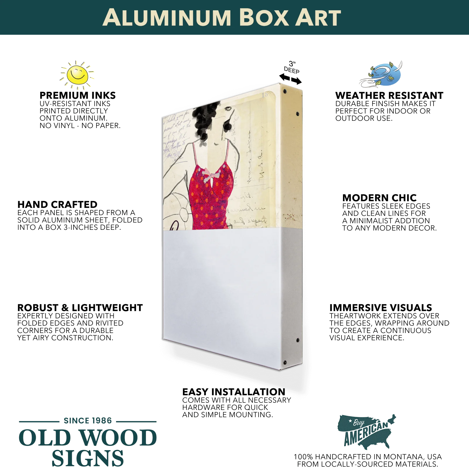 Golden Cutty Wood & Metal Wall Art