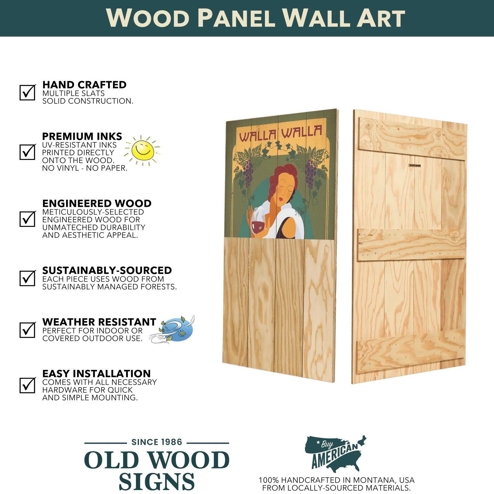 Cutthroat Trout Head Wood & Metal Wall Art
