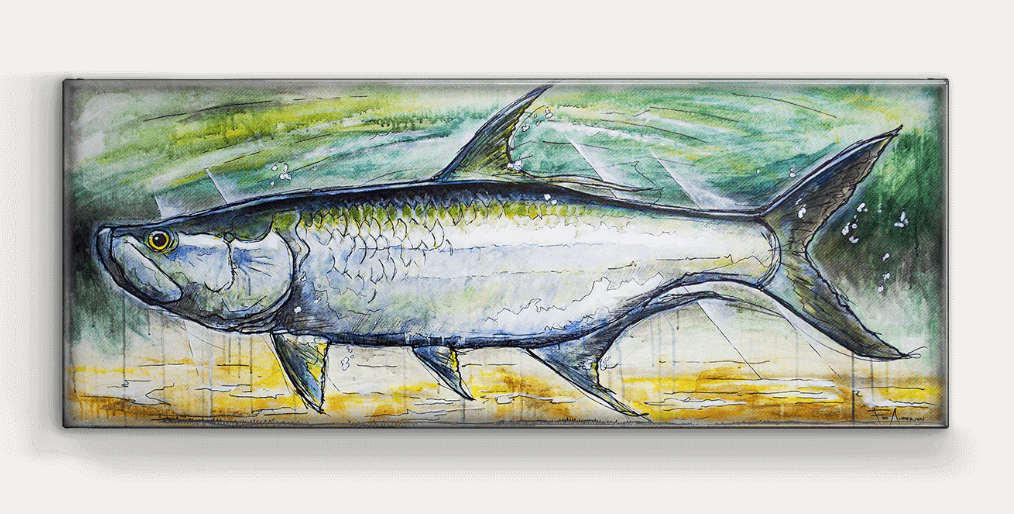 Ed Anderson Patagonia Tarpon Metal Box Art