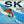 Vintage-Style Metal Skier Sign
